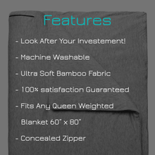 Load image into Gallery viewer, Duvet Cover for Weighted Blanket